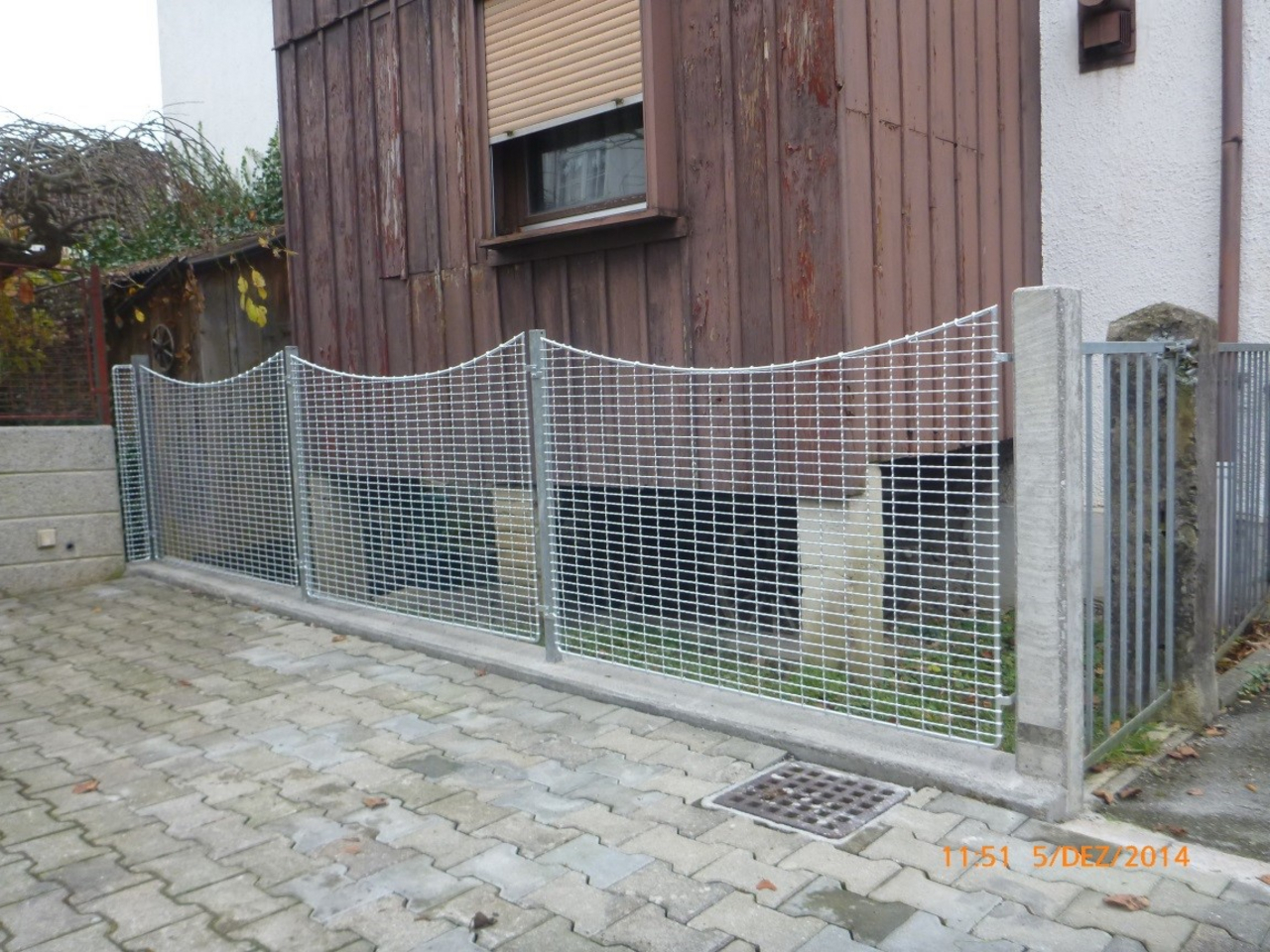 verzinkter Wellgitterzaun verzinkter Wellgitterzaun